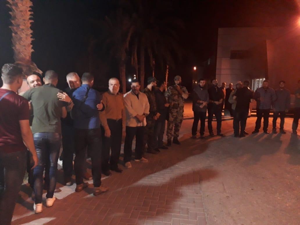 بالصور: وفد من قيادة الجهاد يستقبل المفرج عنهم من السجون المصرية