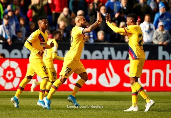 برشلونة يحقق فوزاً صعباً على متذيل الليجا