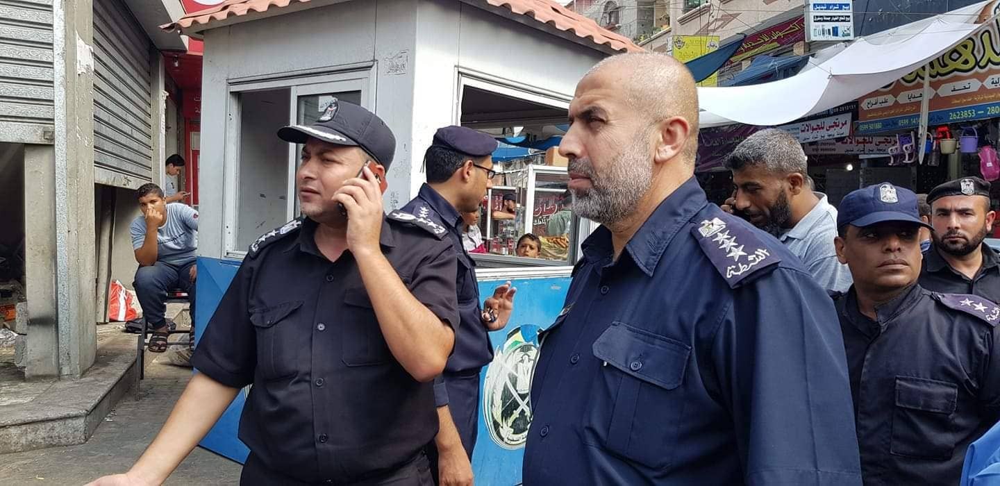 شرطة البلدية تشارك في مهمة تأمين الجبهة الداخلية بغزة