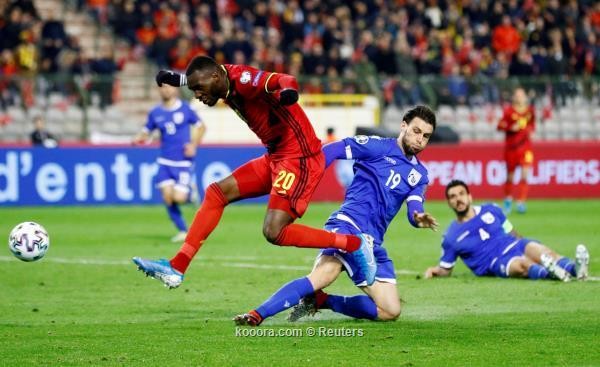 بلجيكا تنهي مباريات المجموعة بالعلامة الكاملة بعد سحقها قبرص