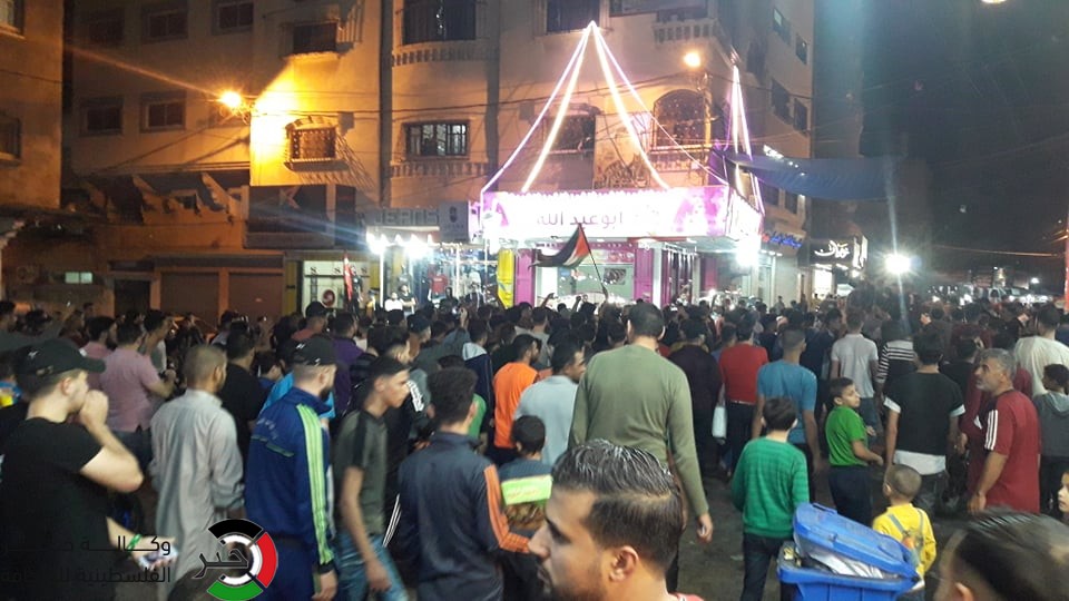 تظاهرات احتجاجية شمال غزة تنديدًا بوقف إطلاق النار