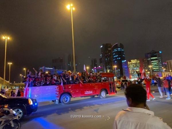 البحرين تعيش نشوة الانتصار بكاس خليجي 24