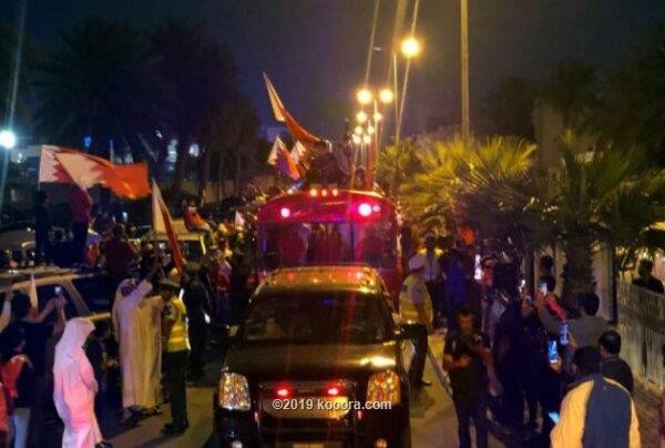 البحرين تعيش نشوة الانتصار بكاس خليجي 24
