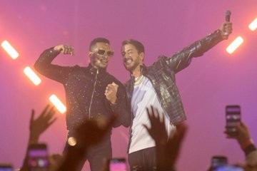 بالفيديو والصور: "محمد رمضان" و"سعد لمجرد" يبهران الجمهور في "دبي"
