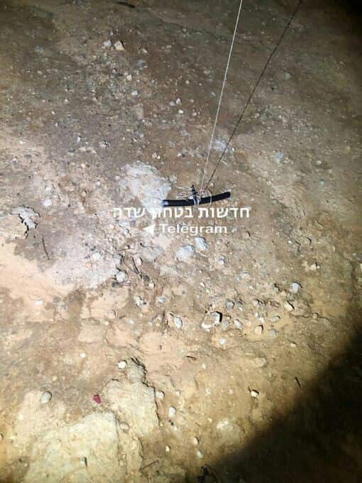 صورة: قوات الاحتلال تعثر على بالون مفخخ سقط في سديروت
