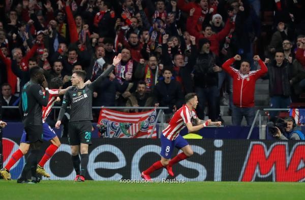 ليفربول يتذوق طعم الهزيمة على يد أتلتكو مدريد