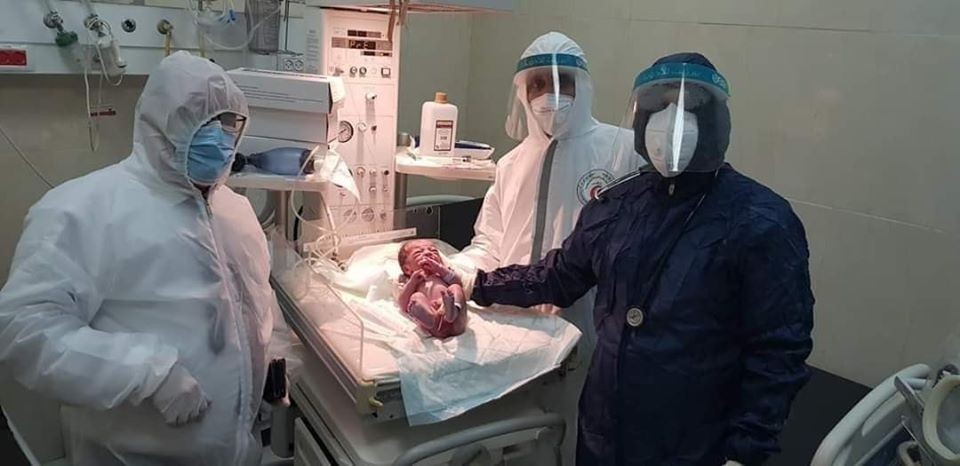 شاهد: ولادة أول طفل لمصابة بفيروس كورونا في فلسطين