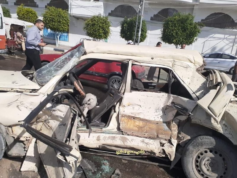 بالصور: وفاة مواطن وإصابة آخرين بحادثي سير منفصلين في خانيونس