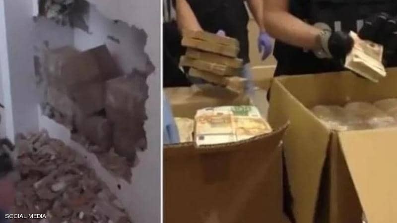 شاهدوا: أخفى 15 مليون "يورو" في شقة والشرطة اكتشفت "المخبأ الخبيث"
