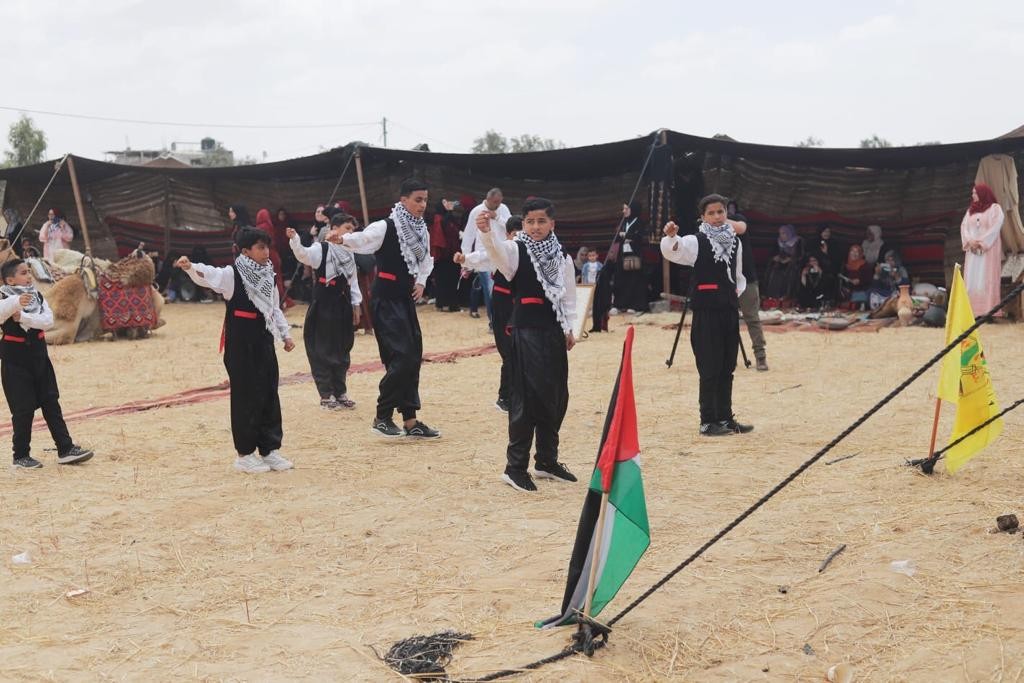 صور: إحياء يوم التراث الفلسطيني في خانيونس