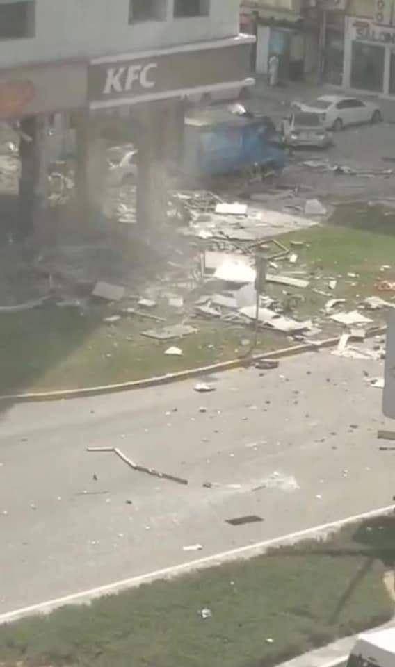 انفجار في أحد المطاعم بأبو ظبي