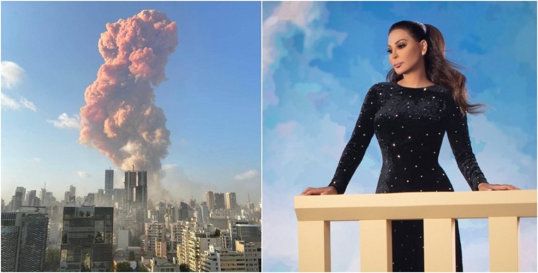 شاهدوا:  الفنانة اللبنانية "إليسا" بعد تعرض منزلها لضرر كامل بسبب انفجار مرفأ بيروت محروق قلبي