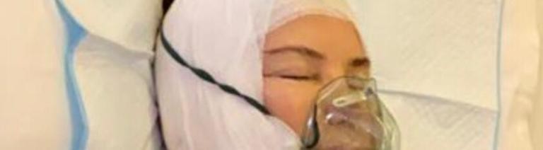 بالصور: "مي حريري" على جهاز التنفس بعد إصابتها بانفجار بيروت