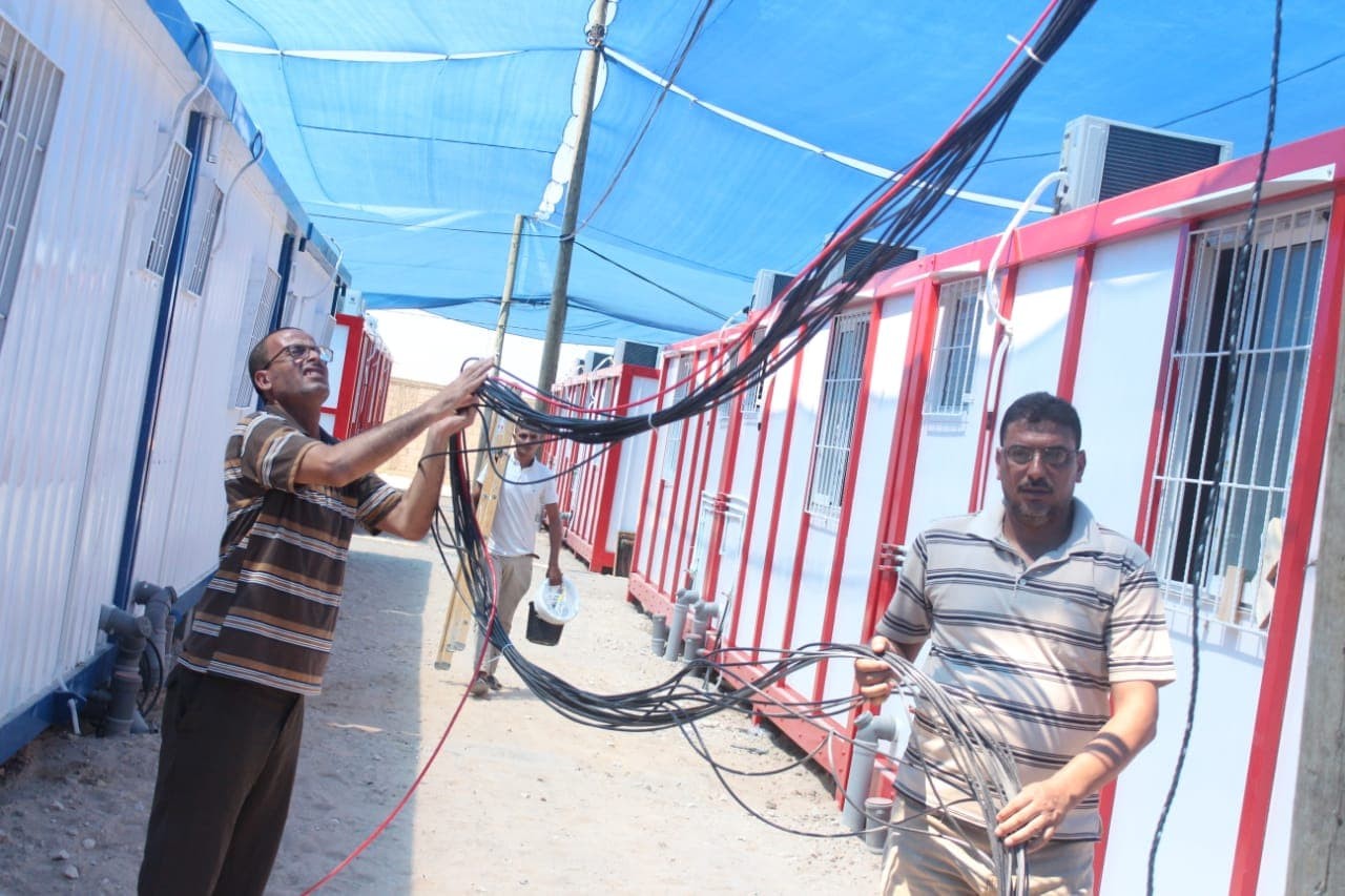 تزويد مراكز الحجر الصحي في غزة بخدمة الاتصالات والإنترنت
