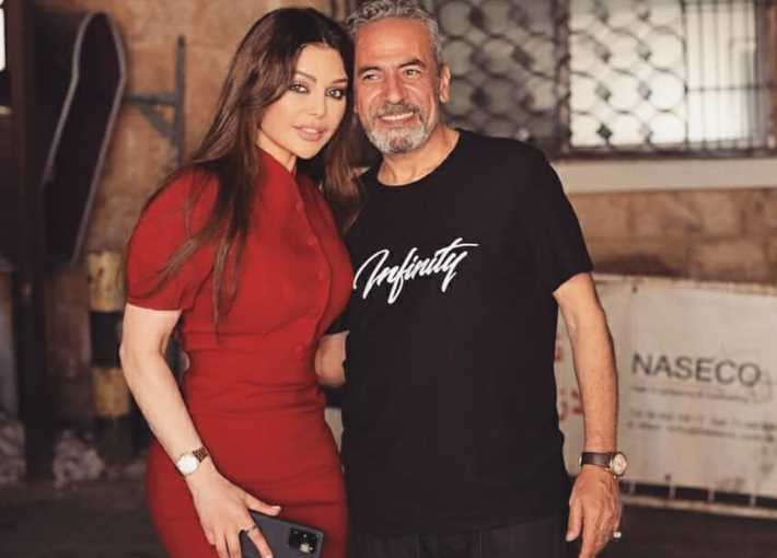 شاهدوا: الفنانة اللبنانية " هيفاء وهبي" مع الممثل المصري "صبري فواز" إنسان راقي وممثل رهيب
