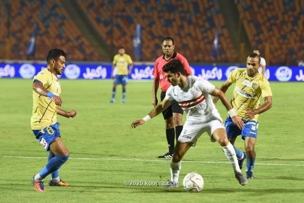 بالصور : الزمالك يعبر طنطا بثلاثية في مباراة مثيرة