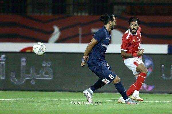 بالصور : الاهلي يضرب انبي بثلاثية رغم الغيابات