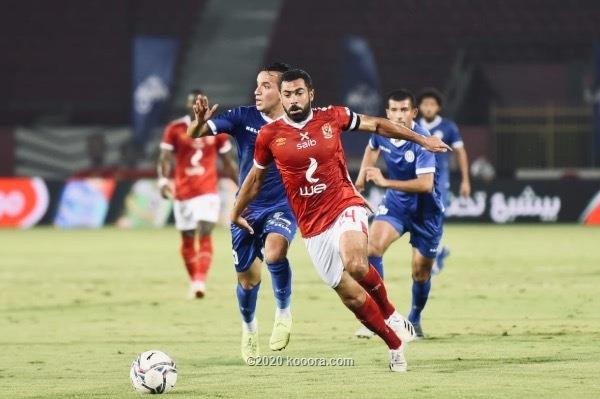 بالصور : الاهلي يتخطى الترسانة في مباراة وداع مدربه