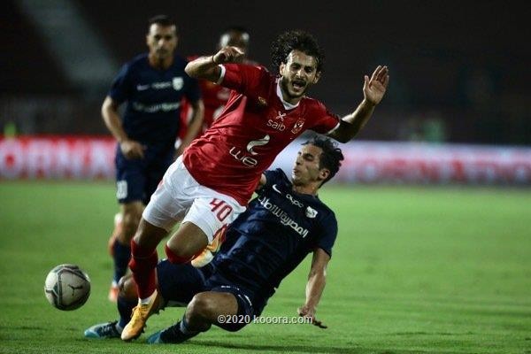 بالصور : الاهلي يضرب انبي بثلاثية رغم الغيابات