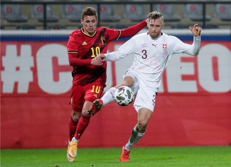 بالصور : بلجيكا تتغلب على سويسرا بهدفين مقابل هدف