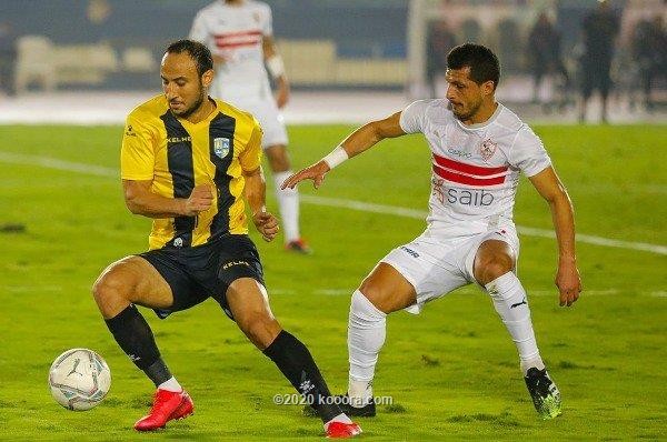 بالصور : رغم كل الازمات الزمالك يقهر المقاولون بهدفين نظيفين