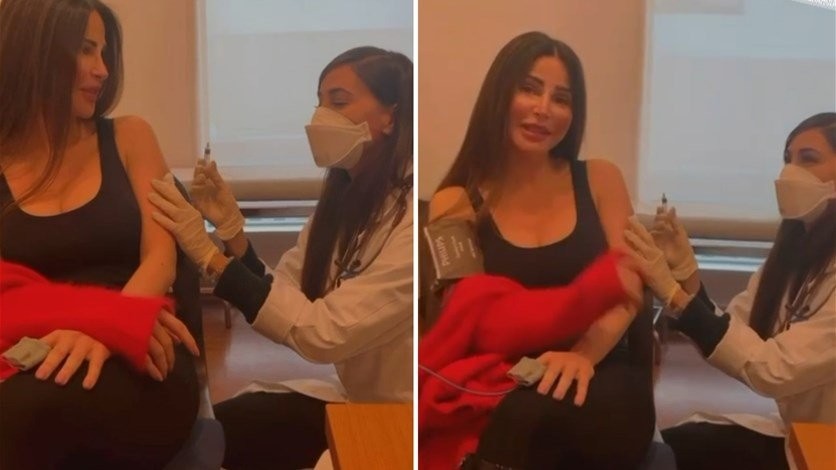 بالفيديو | الفنانة اللبنانية "نيللي مقدسي" تحدث ضجة كبيرة بتلقيها لقاح فيروس كورونا في لبنان