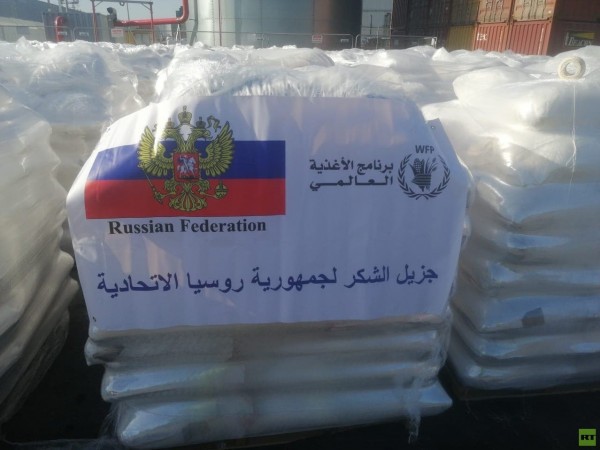 السفير الروسي يُقدم مساعدات غذائية للفلسطينيين من خلال منظمة الأغذية العالمية