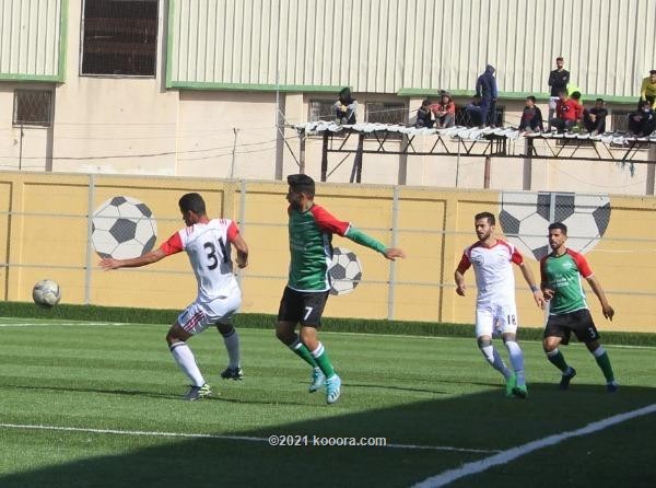 بالصور: خدمات رفح يتعثر أمام شباب خان يونس