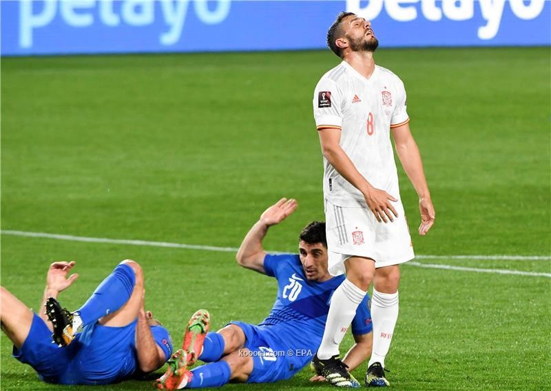 بالصور: إسبانيا تستهل تصفيات المونديال بالتعثر أمام اليونان