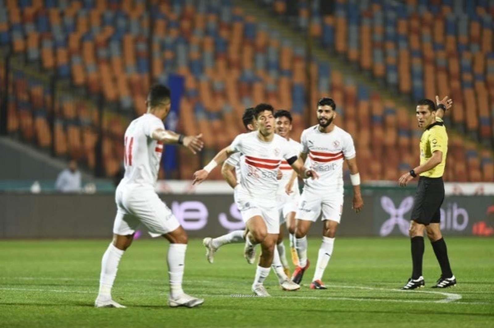 بالصور: الزمالك يستعيد نغمة الفوز أمام سيراميكا كليوباترا