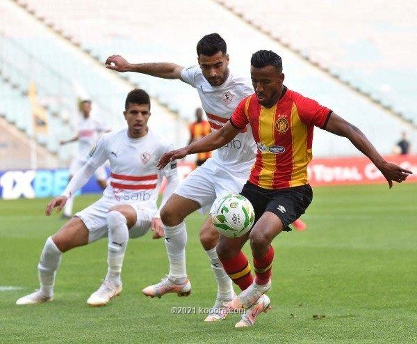 بالصور : الزمالك يتلقى هزيمة ثقيلة من الترجي افريقيا