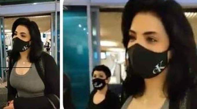 لحظة وصول حورية فرغلي المطار بعد نجاح عمليات أنفها وتوجه رسالة للمتنمرين عليها | فيديو