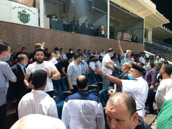 بالصور: قرار صارم قبل انطلاق مباراة الزمالك والمصري