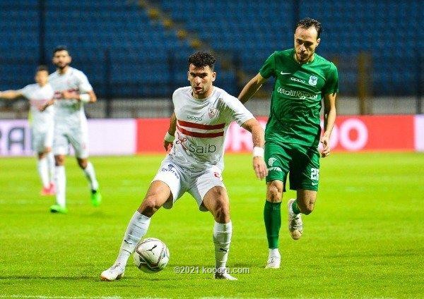 بالصور: الزمالك يصعق المصري في مباراة الدراما والإثارة التحكيمية