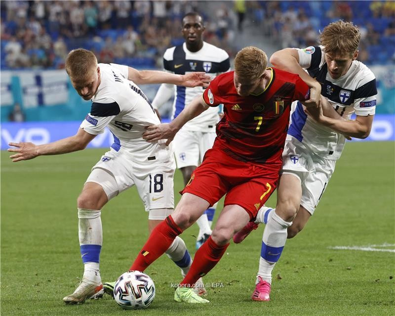 بالصور: طوفان بلجيكا يتواصل بالفوز على فنلندا