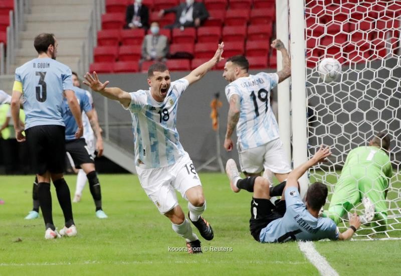 بالصور: ميسي يعزز رقمه القياسي ويقود الأرجنتين لتجاوز أوروجواي