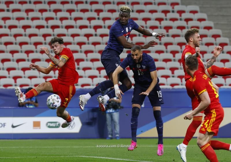 بالصور : المنتخب الفرنسي يسحق الويلزي بثلاثية نظيفة