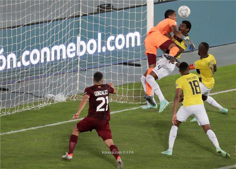 بالصور: فنزويلا تنتزع تعادلا قاتلا أمام الإكوادور في كوبا أمريكا