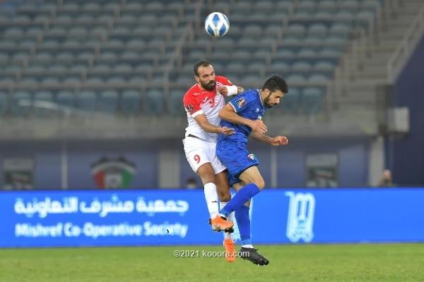 بالصور: أحلام الكويت تتبخر بالتعادل مع الأردن