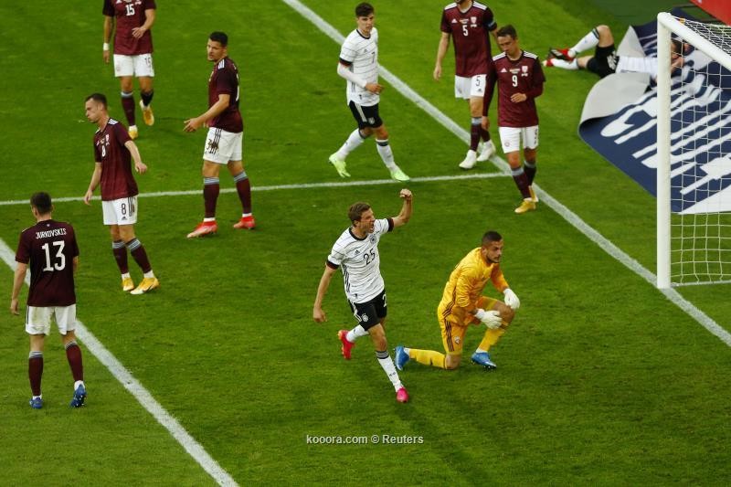 بالصور : المانيا تكتسح لاتفيا وديا بسباعية