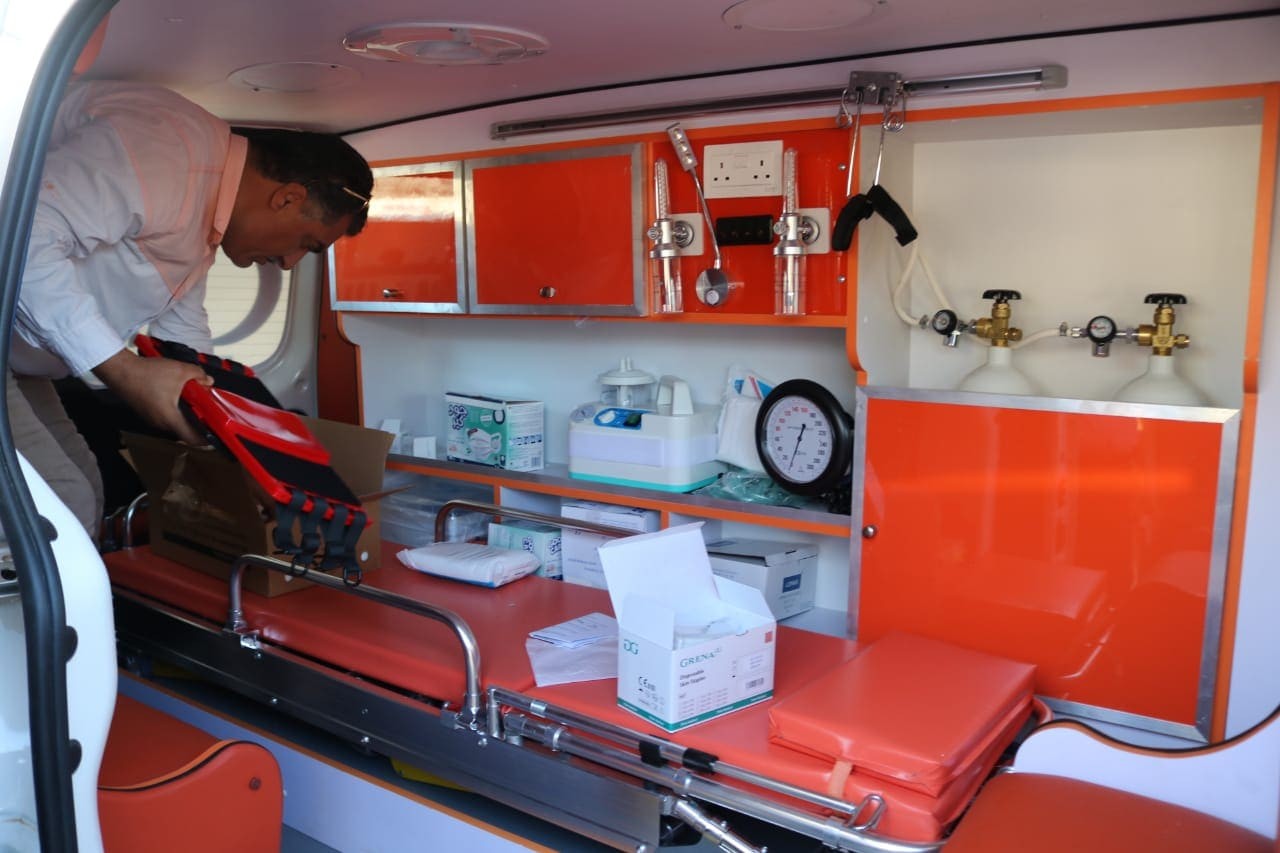 وصول 20 سيارة إسعاف بدعمٍ من دولة الإمارات إلى قطاع غزة
