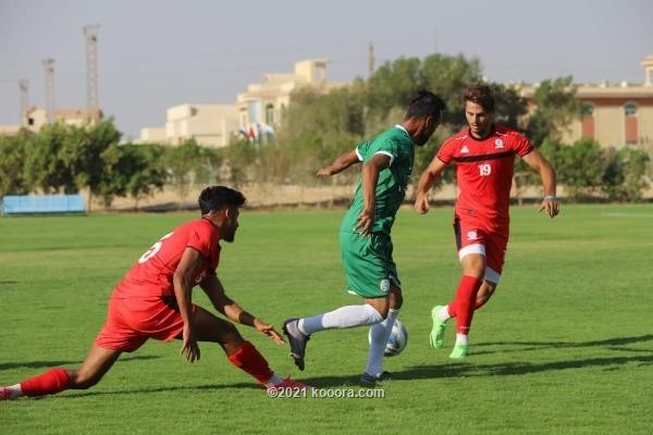 بالصور: الأولمبي الفلسطيني يهزم المقاصة المصري وديا