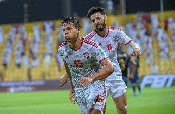 بالصور : الإمارات تضرب تايلاند بثلاثية وتعزز فرصها في التأهل للتصفيات النهائية