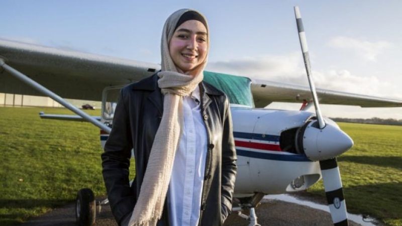 شاهدوا | أول لاجئة سورية تحقق حلمها وتصبح قبطان طائرة