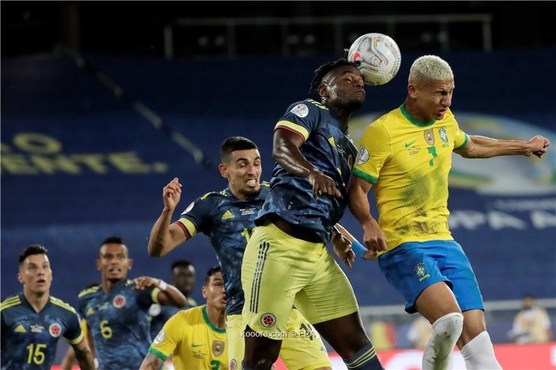 بالصور : البرازيل تقهر كولومبيا بفوز قاتل في كوبا أمريكا