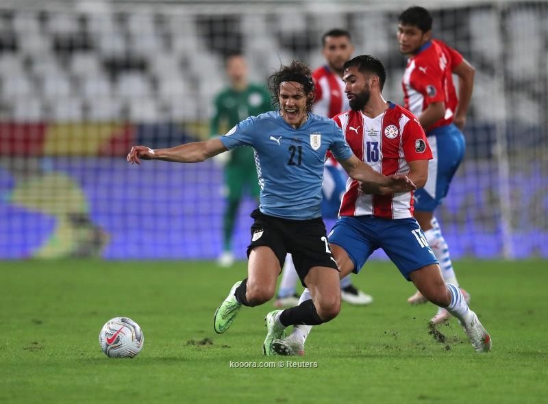 بالصور: كافاني يقود أوروجواي لعبور باراجواي