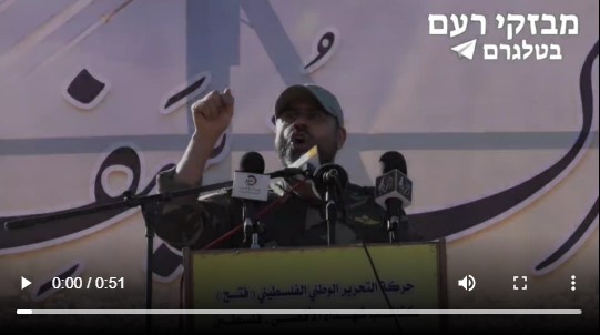 شاهد: العبري يُعلّق على تهديدات كتائب شهداء الأقصى بقصف بلدات الاحتلال