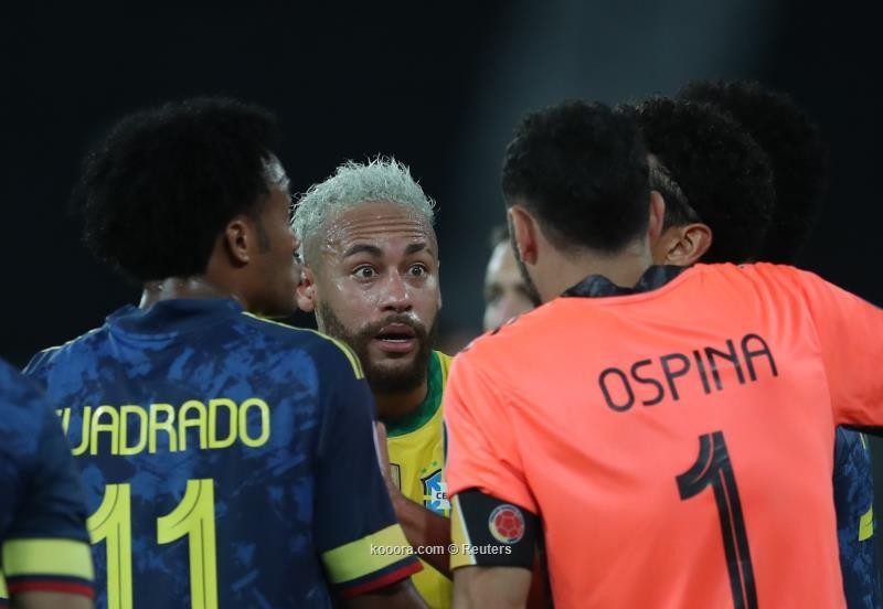 بالصور : البرازيل تقهر كولومبيا بفوز قاتل في كوبا أمريكا