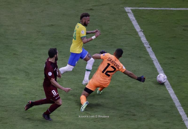 بالصور: نيمار يقود البرازيل لضرب فنزويلا بثلاثية