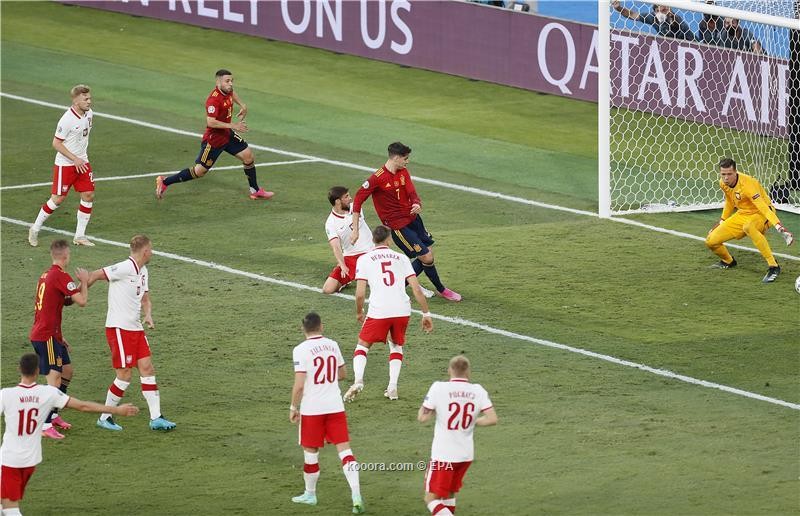 بالصور: إسبانيا تواصل المُعاناة بالتعادل مع بولندا
